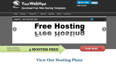 web hosting templates